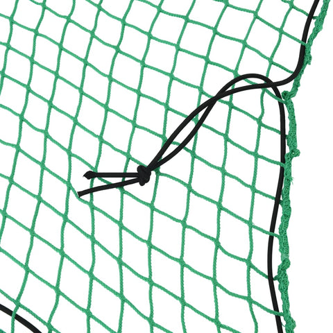 VidaXL Aanhangwagennet elastisch touw 3,5x2 m polypropeen groen