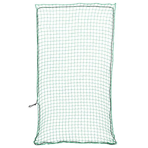 VidaXL Aanhangwagennet elastisch touw 4,5x2,5 m polypropeen groen