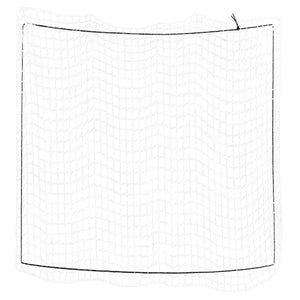 Vidaxl aanhangwagennet elastisch touw 3x3 m polypropeen wit