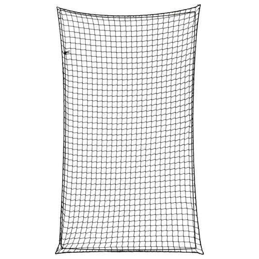 Vidaxl aanhangwagennet elastisch touw 2,1x1,25 m polypropeen zwart