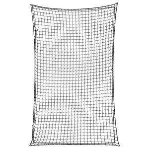Vidaxl aanhangwagennet elastisch touw 4x2,5 m polypropeen zwart