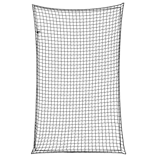 Vidaxl aanhangwagennet elastisch touw 4x2,5 m polypropeen zwart