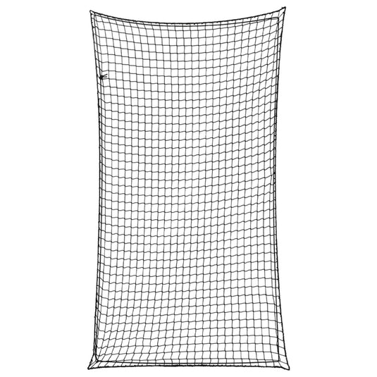 Vidaxl aanhangwagennet elastisch touw 4,5x2,5 m polypropeen zwart