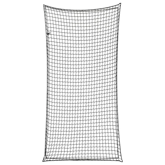 Vidaxl aanhangwagennet elastisch touw 7x3,5 m polypropeen zwart