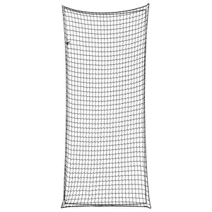 Vidaxl aanhangwagennet elastisch touw 8x3,5 m polypropeen zwart