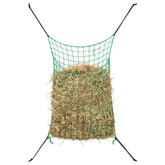 Vidaxl hooinetten 2 st 90x60 cm rechthoekig polypropeen groen
