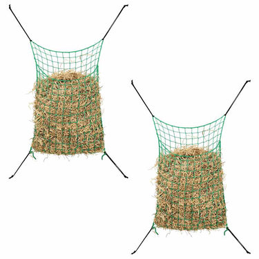 Vidaxl hooinetten 2 st 200x120 cm rechthoekig polypropeen groen