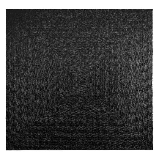 Vidaxl vloerkleed zizur binnen en buiten 240x240cm jute look antraciet