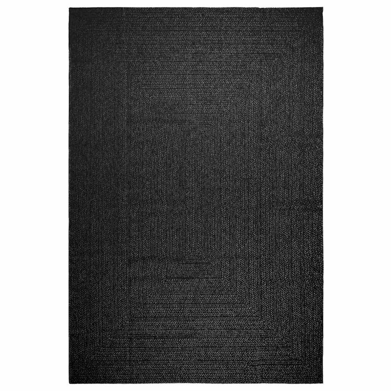 Load image into Gallery viewer, Vidaxl vloerkleed zizur binnen en buiten 240x340cm jute look antraciet
