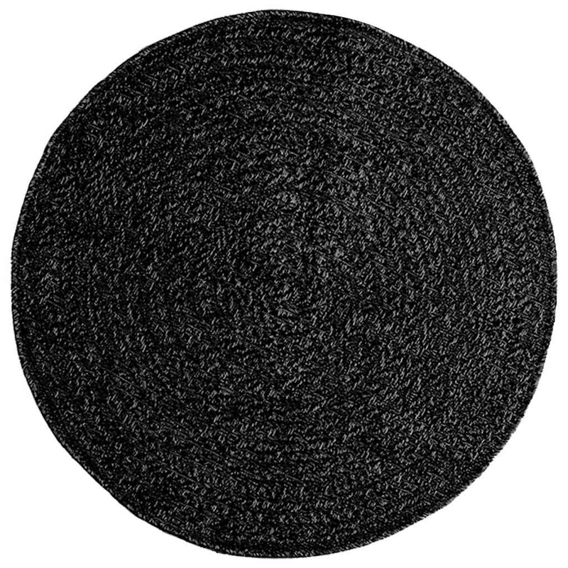 Load image into Gallery viewer, Vidaxl vloerkleed zizur binnen en buiten ø 90 cm jute look antraciet
