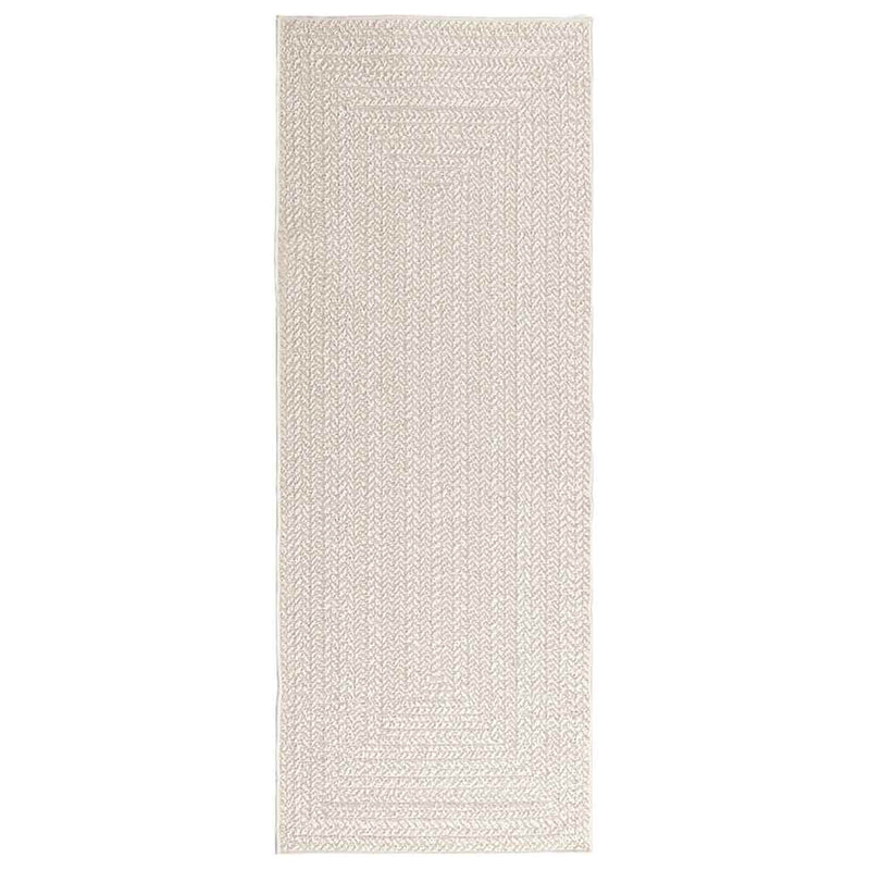 Load image into Gallery viewer, Vidaxl vloerkleed zizur room binnen en buiten 80x200 cm jute look
