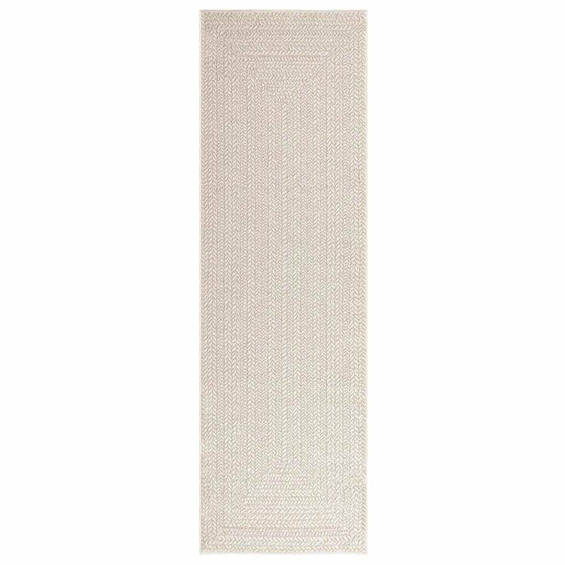 Load image into Gallery viewer, Vidaxl vloerkleed zizur room binnen en buiten 80x250 cm jute look
