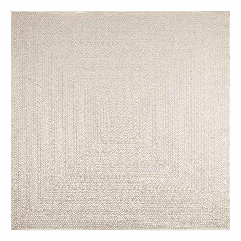 Load image into Gallery viewer, Vidaxl vloerkleed zizur room binnen en buiten 240x240 cm jute look
