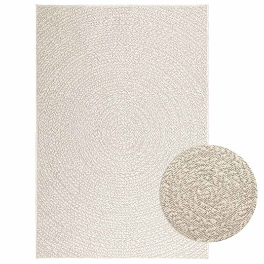 Vidaxl vloerkleed zizur room binnen en buiten 120x170 cm jute look