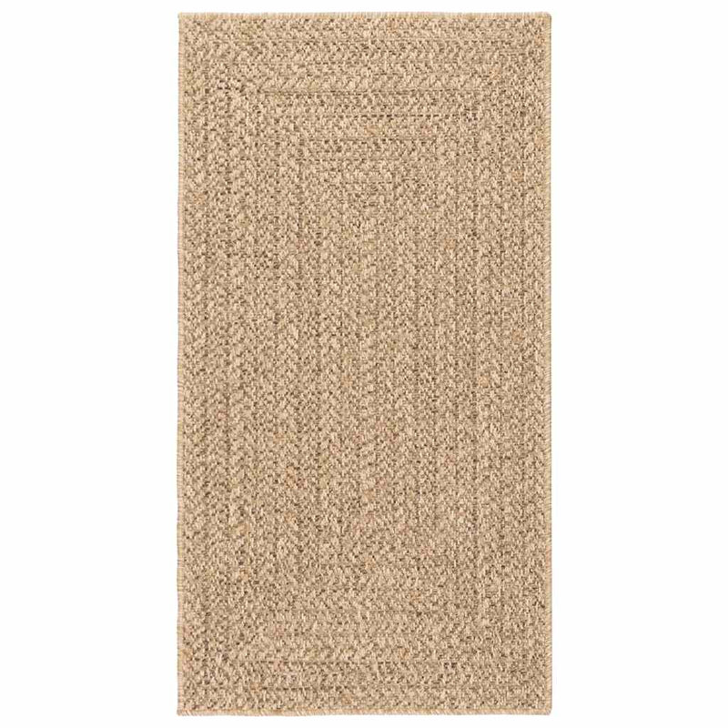Load image into Gallery viewer, Vidaxl vloerkleed zizur beige binnen en buiten 80x150 cm jute look
