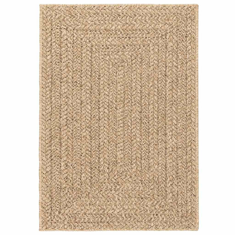 Load image into Gallery viewer, Vidaxl vloerkleed zizur beige binnen en buiten 120x170 cm jute look
