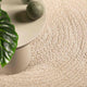 Vidaxl vloerkleed zizur beige binnen en buiten 160x230 cm jute look
