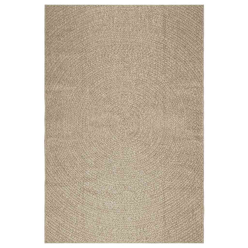 Load image into Gallery viewer, Vidaxl vloerkleed zizur beige binnen en buiten 160x230 cm jute look
