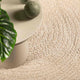 Vidaxl vloerkleed zizur beige binnen en buiten 240x240 cm jute look