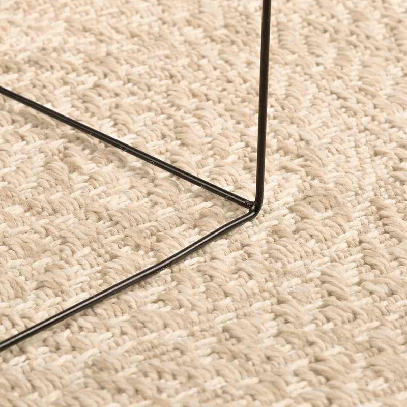 ギャラリービューアに画像をロードする, Vidaxl vloerkleed zizur beige binnen en buiten ø 160 cm jute look
