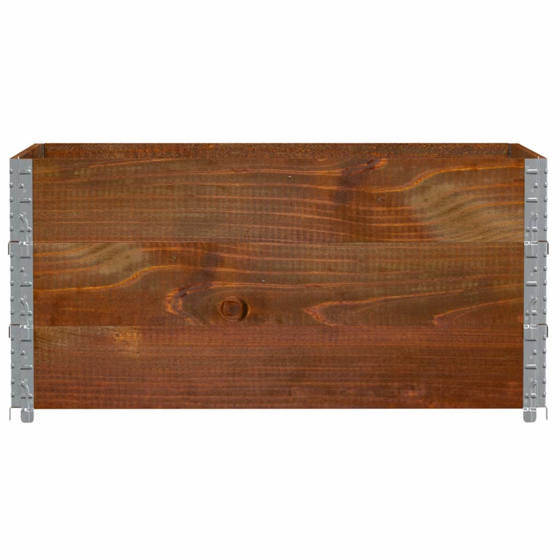 Load image into Gallery viewer, VidaXL Palletopzetranden 3 st 120x80 cm massief grenenhout bruin
