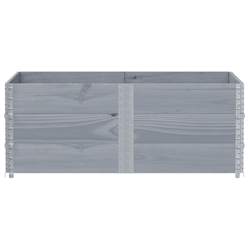 Load image into Gallery viewer, VidaXL Palletopzetranden 3 st 150x100 cm massief grenenhout grijs
