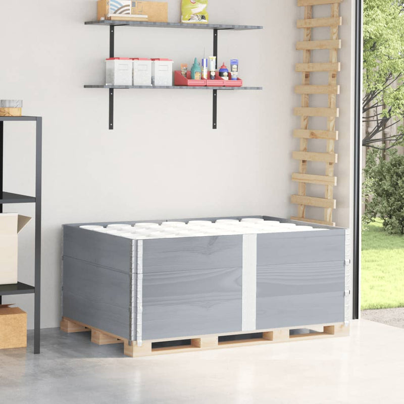Load image into Gallery viewer, VidaXL Palletopzetranden 3 st 150x100 cm massief grenenhout grijs
