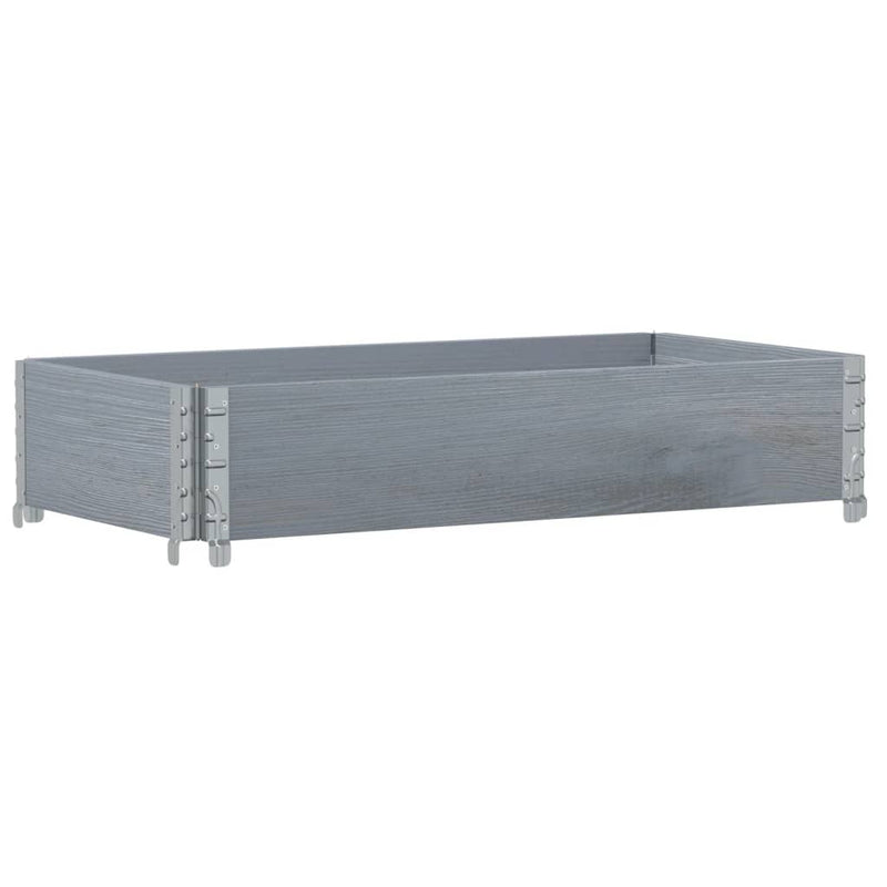 Load image into Gallery viewer, Vidaxl plantenbak 100x50 cm massief grenenhout grijs
