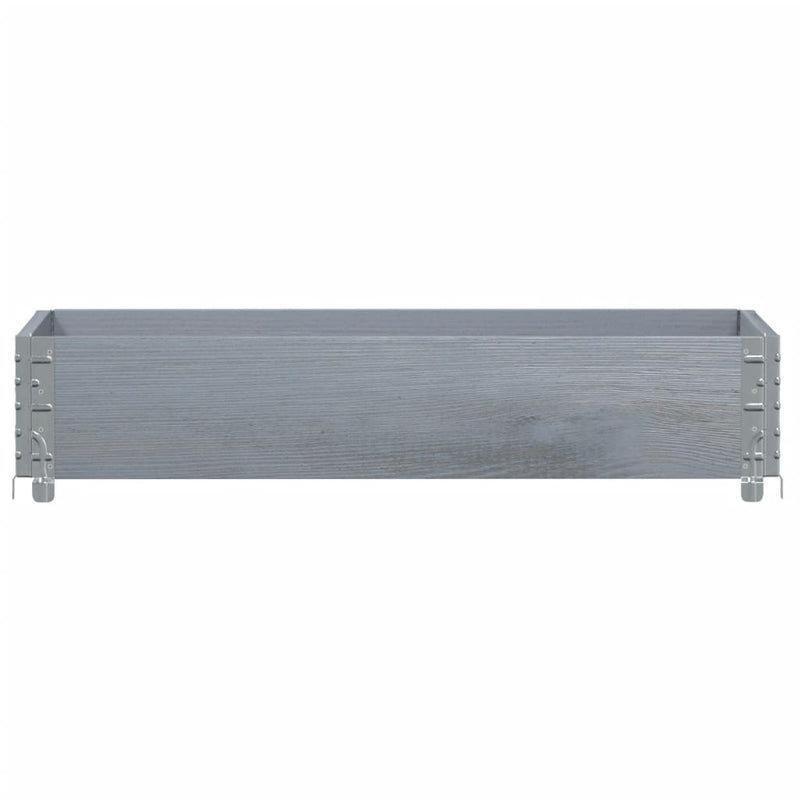 Load image into Gallery viewer, Vidaxl plantenbak 100x50 cm massief grenenhout grijs
