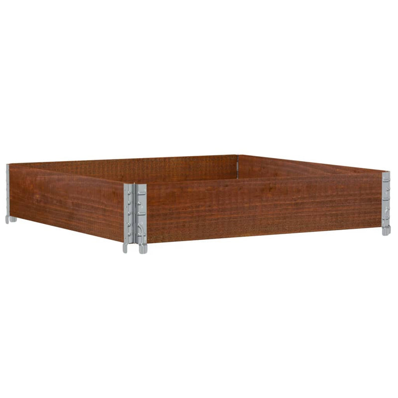 Load image into Gallery viewer, Vidaxl plantenbak 100x100 cm massief grenenhout bruin
