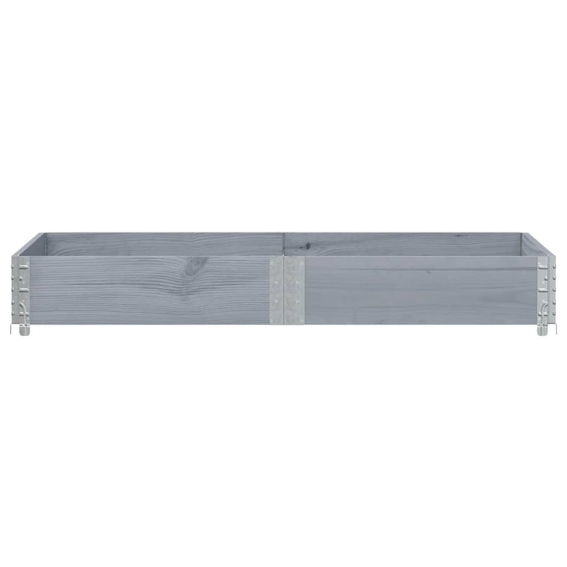 Load image into Gallery viewer, Vidaxl plantenbak 150x100 cm massief grenenhout grijs
