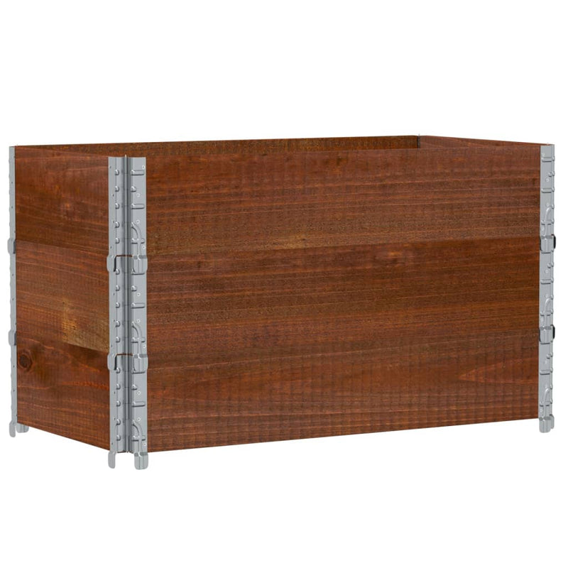 Load image into Gallery viewer, VidaXL Plantenbak 100x50 cm massief grenenhout bruin
