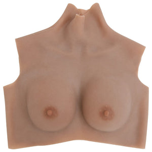 Vidaxl borstprothese b-cup silicone tan
