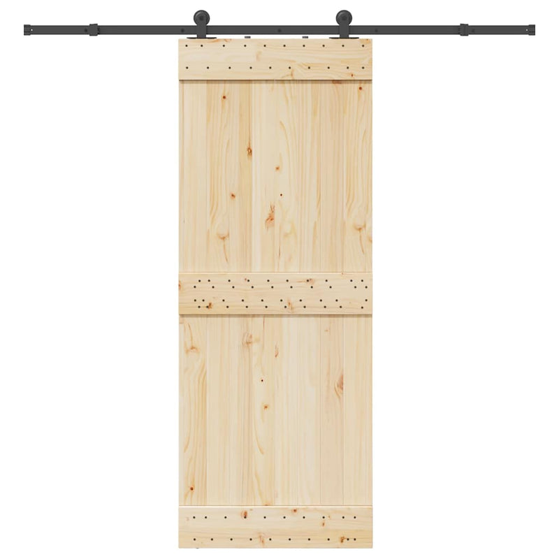 Load image into Gallery viewer, Vidaxl doos met onderdelen voor schuifdeur 213,5 cm staal zwart
