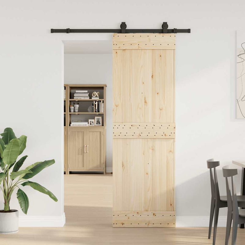 Load image into Gallery viewer, Vidaxl doos met onderdelen voor schuifdeur 152,5 cm staal zwart
