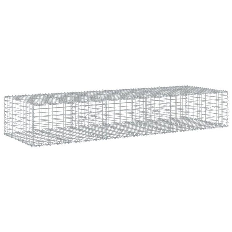Load image into Gallery viewer, VidaXL Schanskorf 300x100x50 cm gegalvaniseerd ijzer zilverkleurig
