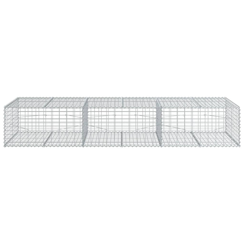 Load image into Gallery viewer, VidaXL Schanskorf 300x100x50 cm gegalvaniseerd ijzer zilverkleurig

