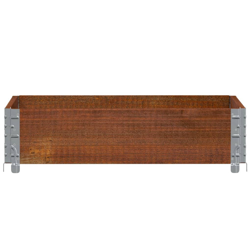 Load image into Gallery viewer, Vidaxl palletopzetrand 80x60 cm massief grenenhout bruin
