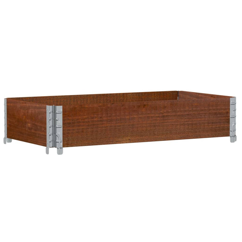 Load image into Gallery viewer, Vidaxl palletopzetrand 100x50 cm massief grenenhout bruin
