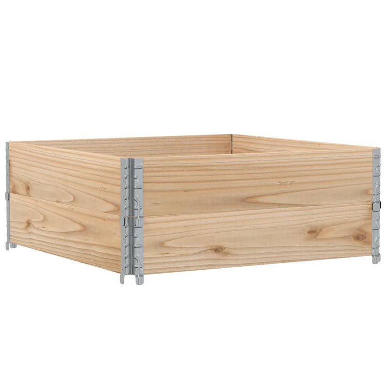 Load image into Gallery viewer, Vidaxl palletopzetranden 2 st 100x100 cm massief grenenhout
