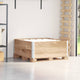 Vidaxl palletopzetranden 2 st 100x100 cm massief grenenhout