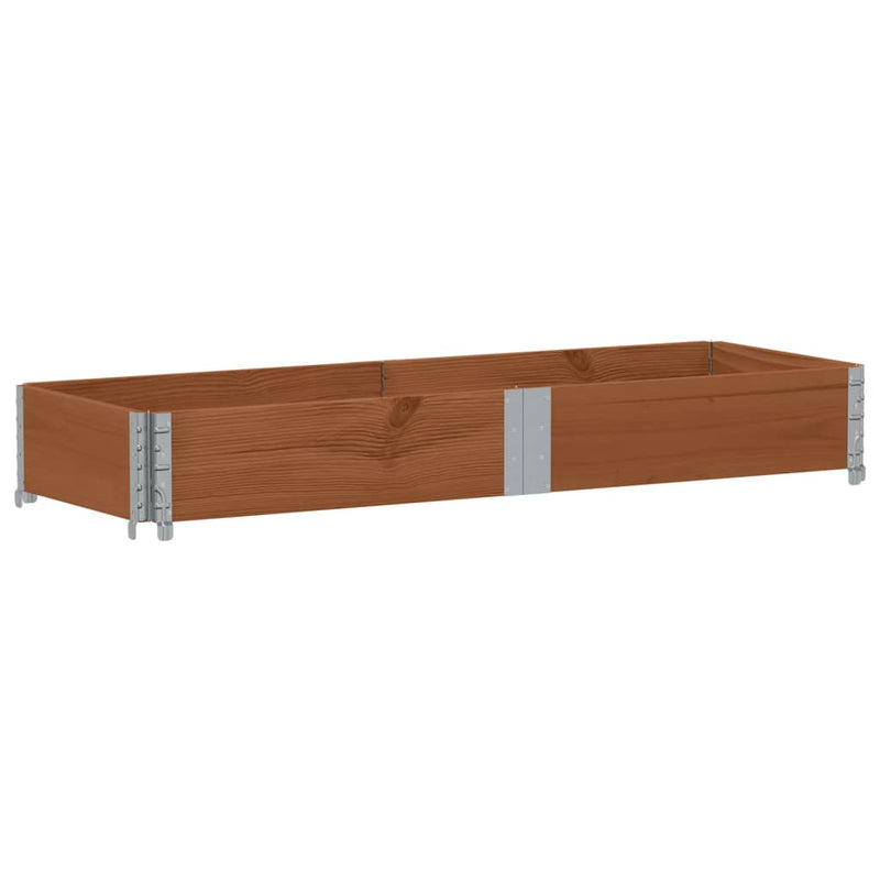 Load image into Gallery viewer, Vidaxl palletopzetrand 150x50 cm massief grenenhout bruin
