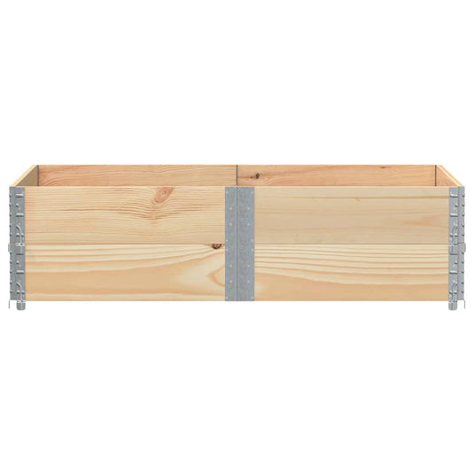 Vidaxl palletopzetranden 2 st 150x100 cm massief grenenhout