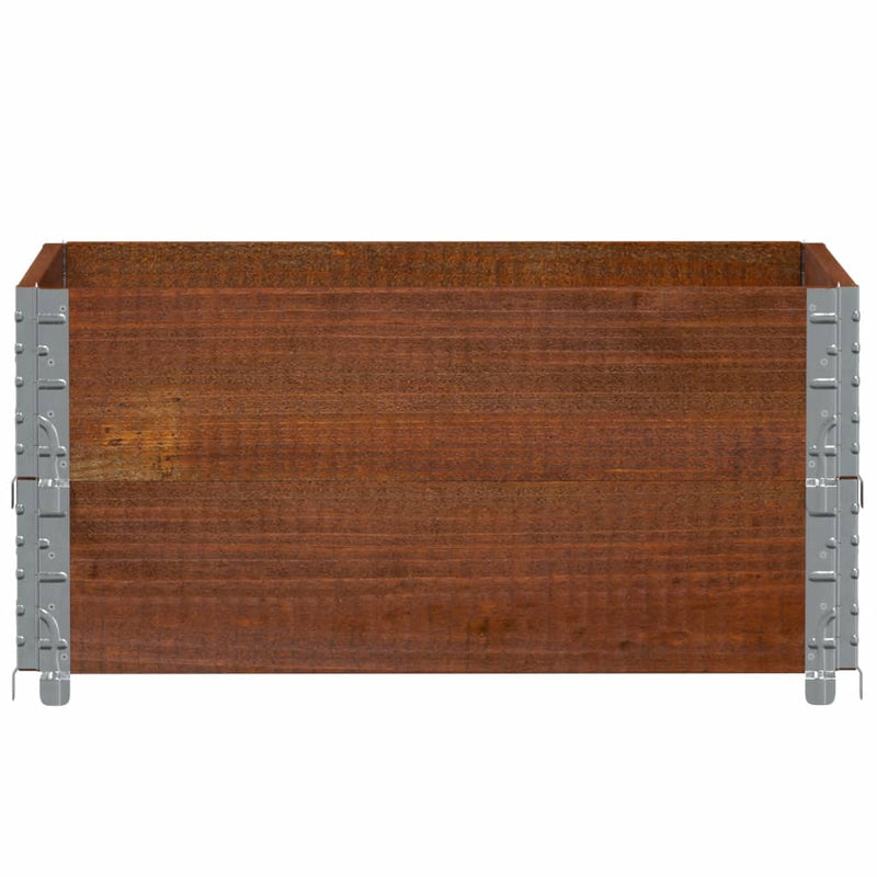 Load image into Gallery viewer, Vidaxl plantenbak 80x60 cm massief grenenhout bruin
