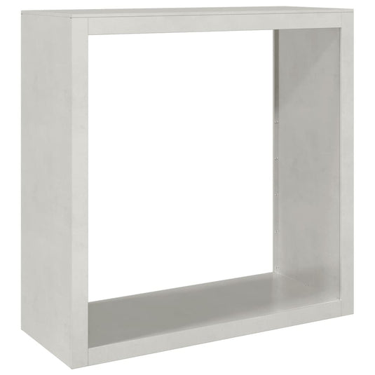 Vidaxl haardhoutrek 100x40x100 cm roestvrij staal