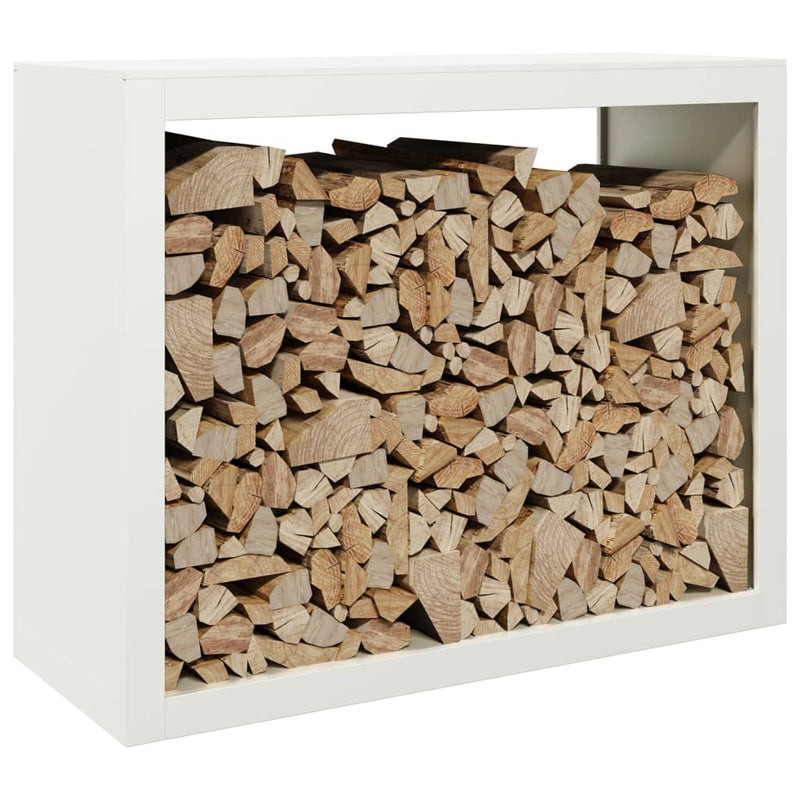 Load image into Gallery viewer, Vidaxl haardhoutrek 100x40x80 cm staal wit
