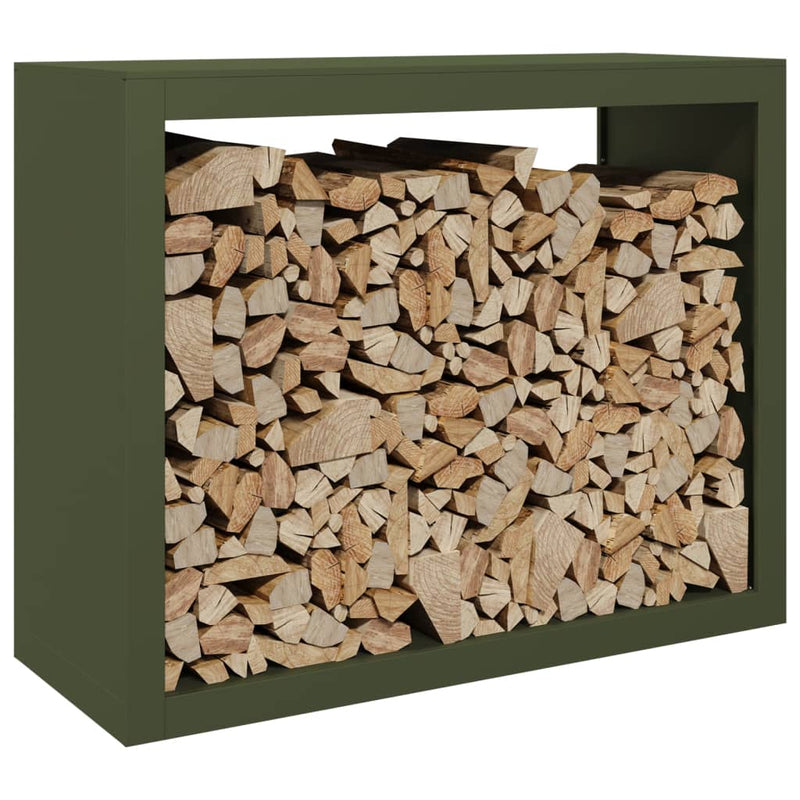Load image into Gallery viewer, Vidaxl haardhoutrek 100x40x80 cm staal groen

