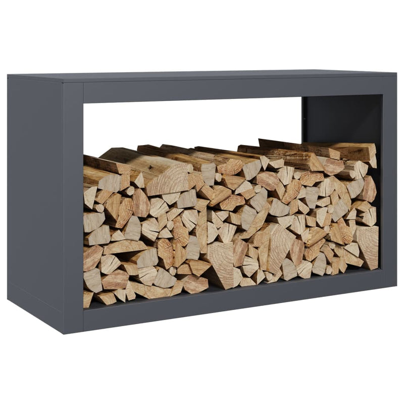 Load image into Gallery viewer, Vidaxl haardhoutrek 100x40x60 cm staal antracietkleurig
