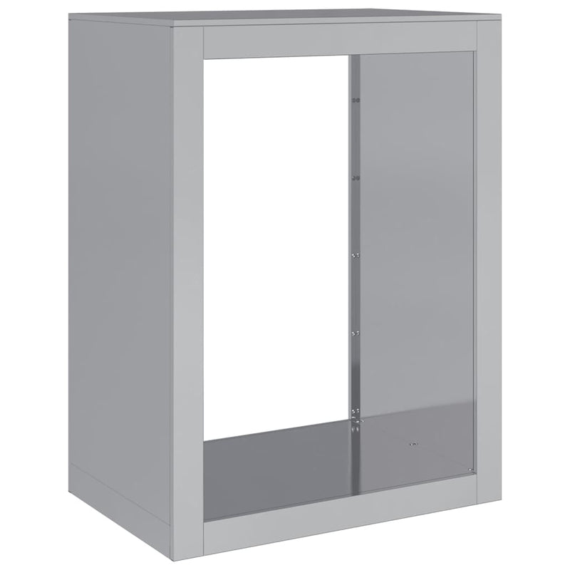 Load image into Gallery viewer, Vidaxl haardhoutrek 60x40x80 cm gegalvaniseerd staal
