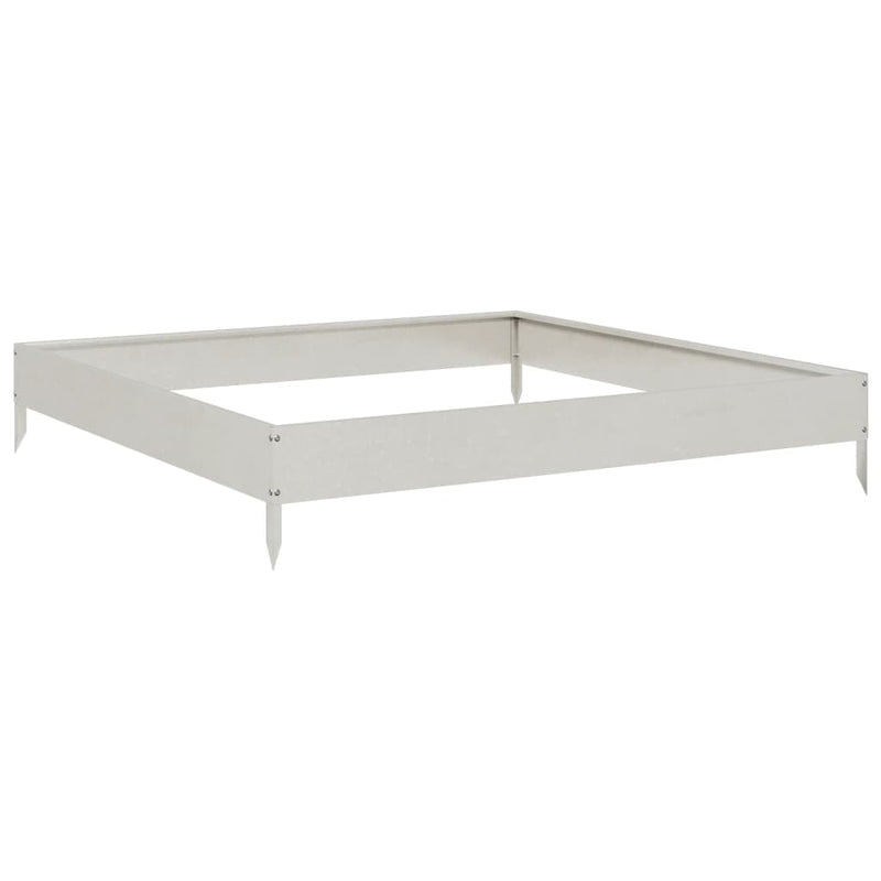 Load image into Gallery viewer, Vidaxl plantenbak verhoogd 100x100x18,5 cm roestvrijstaal
